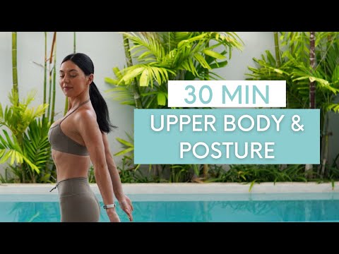 30 MIN PILATES WORKOUT || Upper Body Pilates For Strength & Better Posture (Moderate) thumbnail