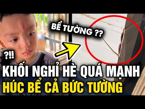 Khối nghỉ hè ỦI BỂ CẢ TƯỜNG khiến ai nấy VỪA THƯƠNG VỪA BUỒN CƯỜI | Tin 3 Phút thumbnail