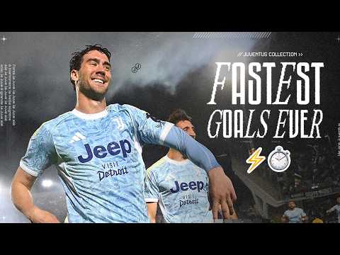 JUVENTUS FASTEST GOALS IN HISTORY ⚡️⏱️ thumbnail