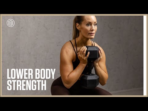 43MIN Lower Strength Workout (Unilateral Training) // Day 46: HR12WEEK 5.0 thumbnail