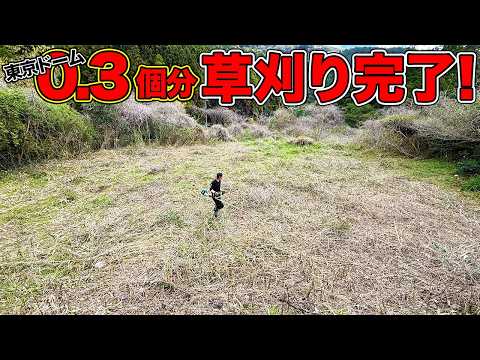 【山復興第2弾#101】遂に新しい土地の草刈りが完了！ thumbnail