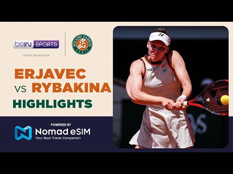 Veronika Erjavec vs Elena Rybakina | Roland-Garros 2026 | Match Highlights thumbnail