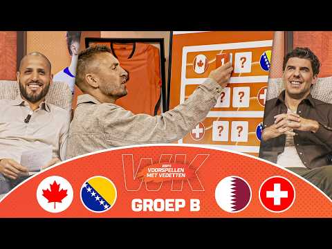 🔮 BRAM VAN POLEN verwacht WEINIG GOALS in GROEP B 🇨🇦🇧🇦🇶🇦🇨🇭 | Groep B | Voorspellen met Vedetten thumbnail
