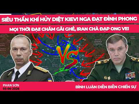 Siêu THẦN KHÍ hủy diệt Kiev! Nga đạt đỉnh phong mọi thời đại! Chăm gãi ghẻ, Iran chà đạp ong ve! thumbnail