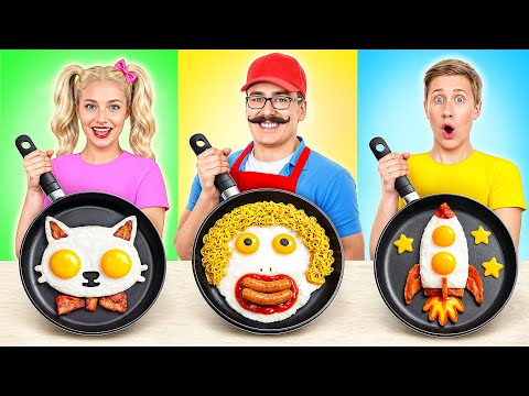 Reto De Cocina Yo vs Papá para Mama | Recetas de Comida Divertidas de Multi DO Challenge thumbnail
