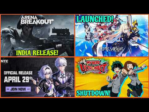 NTE New Update, Arena Breakout India, OTR 2 Pre-Registration, Star Savior Launch | Hindi | thumbnail
