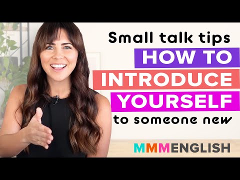 Small Talk Tip - How To Introduce Yourself To Someone New! thumbnail