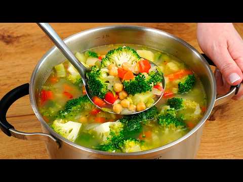 No one knows this broccoli soup recipe! 🔥 It's better than meat! A simple vegetable soup! thumbnail