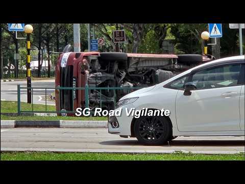 4jun2026 buangkok link nissan mpv fail to conform to red light signal hit  toyota hiace thumbnail