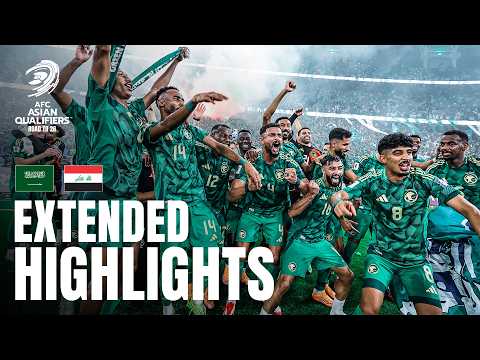 On a Knife-Edge Until the Very End...🔪 The Tense World Cup Battle between Saudi Arabia and Iraq thumbnail