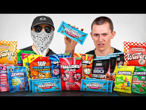 We Tried Every YouTuber Snack (most of them suck) thumbnail