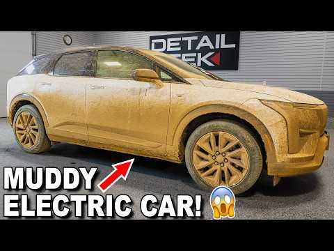 Deep Cleaning a SUPER MUDDY Electric Cadillac! thumbnail
