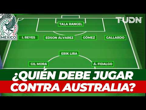 ¿Quién MERECE ser titular vs Australia? 🇲🇽🔥 El XI de México genera debate | Tricolor al Día thumbnail