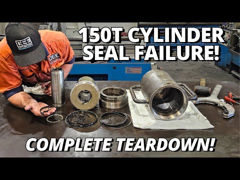 Our 150 Ton Jacking Cylinder Failed On A Job...The Tear Down Reveals Everything thumbnail