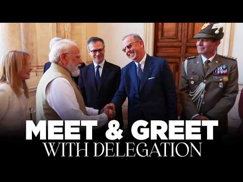 LIVE: PM Modi, PM Meloni meet the Indian and Italian delegation thumbnail