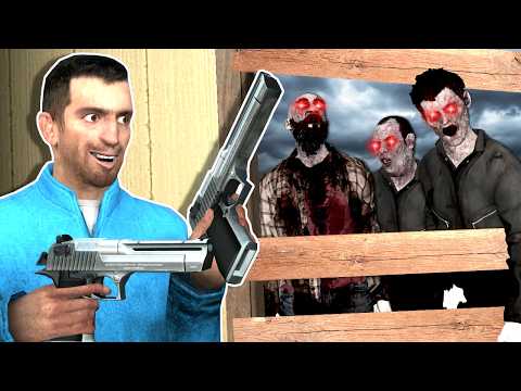ZOMBIES SURROUND MY HOUSE! (Garry's Mod) thumbnail