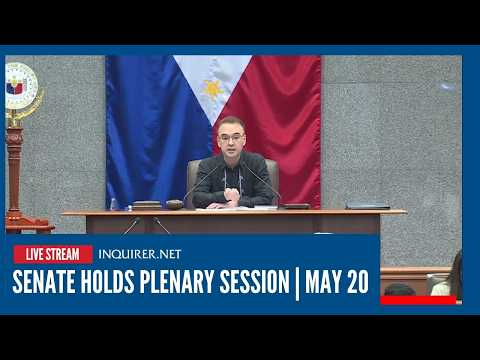 LIVE: Senate holds plenary session | May 20 thumbnail