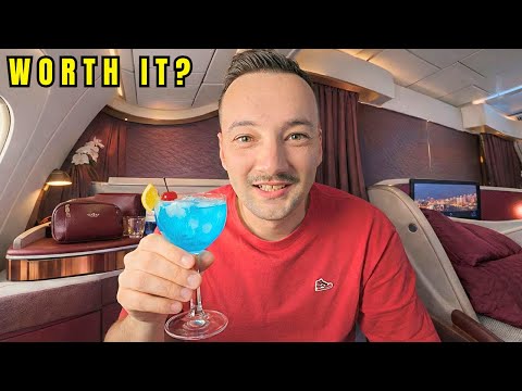 My 1st Time Flying Qatar Airways Business Class (World's Best Airline?) thumbnail