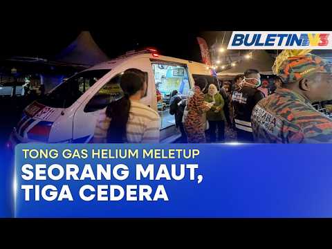 TRAGEDI TAPAK EKSPO | Tong Gas Helium Meletup Ragut Nyawa Seorang Peniaga, Tiga Pengunjung Cedera thumbnail