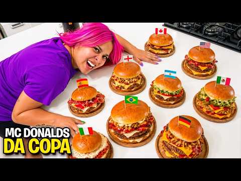 PROVEI TODOS OS SANDUICHES DA COPA VIRAIS *demorou? thumbnail