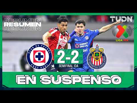 Resumen y goles - Cruz Azul 2-2 Chivas | Liga MX - Semifinal - Ida Clausura 2026 | TUDN thumbnail