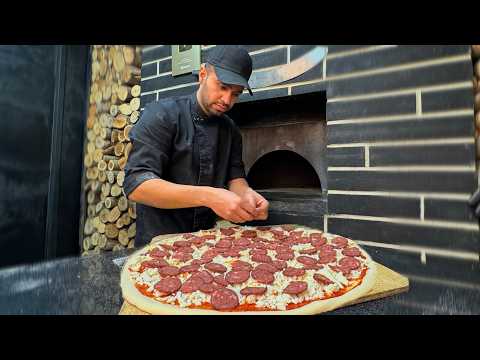 New York Style Pepperoni Pizza in a Traditional Tandoor 🍕🔥 thumbnail