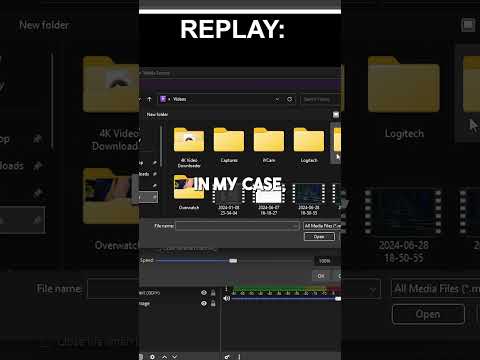 OBS Automatic Instant Replay Tutorial Under 2 MINUTES #streaming #obs #setup thumbnail