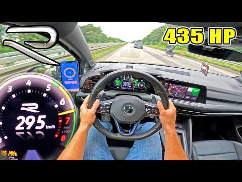 435HP VW GOLF R MK8 // 295KM/H on AUTOBAHN thumbnail
