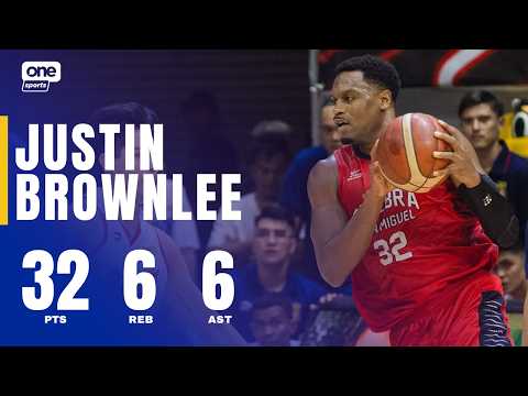 Justin Brownlee SCORES GAME-HIGH 32 POINTS vs ROS | PBA SEASON 50 COMMISSIONER’S CUP | HIGHLIGHTS thumbnail