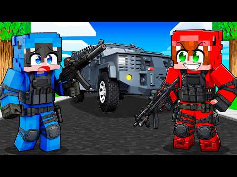 Nos Convertimos en POLICÍA SECRETA en Minecraft! thumbnail