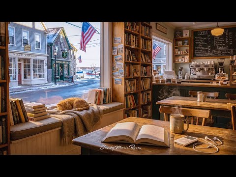 Cozy Coffee Shop Jazz ☕ Book Cafe Ambience & Chill Bossa Nova for Reading, Studying & Relaxing thumbnail