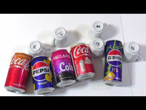 Cola from 5 different Countries: USA, UK, DK, GER, CN thumbnail