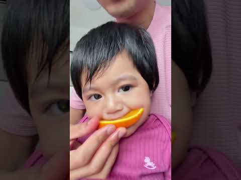 First time Ayana makan buah oren 🍊 thumbnail