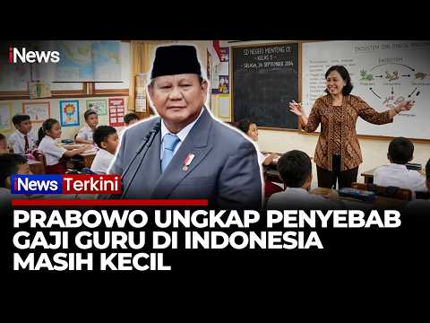 Prabowo: Rp5.500 Triliun Kekayaan RI Mengalir ke Luar Negeri, Pemicu Gaji Guru Kecil | iNews Terkini thumbnail