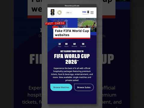 Fact check: Fake FIFA World Cup websites thumbnail