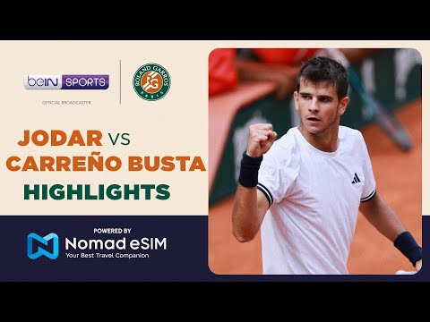 Rafael Jodar vs Pablo Carreño Busta | Roland-Garros 2026 | Match Highlights thumbnail