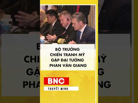 Bộ trưởng chiến tranh Mỹ gặp Đại tướng Phan Văn Giang thumbnail