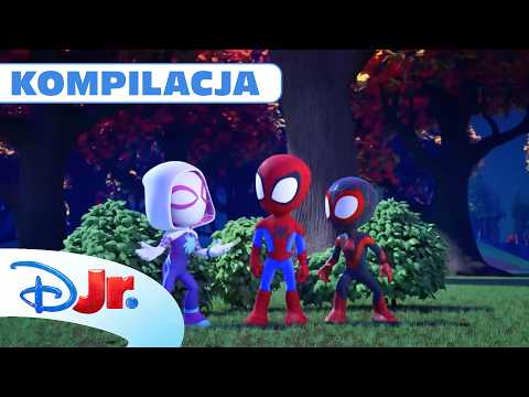 🕷️🤖 Pajączki i Żelaźni | Spidey i super-kumple; Iron Man i super ekipa | Disney Junior Polska thumbnail