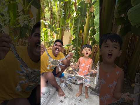 Sunday special pannalama 🦀 🤤| our happiness 🥰 #policouple #familytime #crab #pove thumbnail