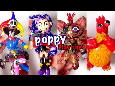 파피 플레이타임 5 ❤️💙 만들기 모아보기 - DIY Poppy Playtime Chapter 5 ❤️💙with Nano Tape Series! thumbnail