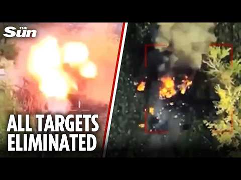 Ukraine destroys rare imported rocket launcher in wave of drone attacks on Russian targets thumbnail