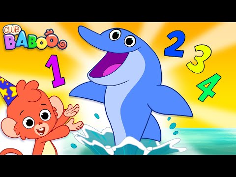 BABOO swims with DOLPHINS | Club Baboo Junior| Fun Educational Videos for Kids | 1 HOUR Compilation thumbnail