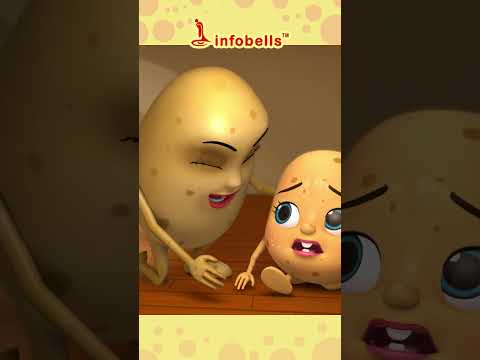 Aloo Kachaloo Beta Kahan Gaye The | Hindi Rhymes & Cartoons | Infobells #alookachaloo #hindirhymes thumbnail