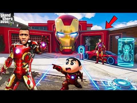 GTA 5 : Franklin & Shinchan Turn Their House Into An Iron Man Base! ?? | GTA 5 Bangla Gameplay thumbnail
