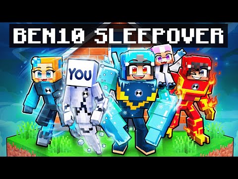 You're Having a BEN 10 SLEEPOVER in Minecraft! thumbnail