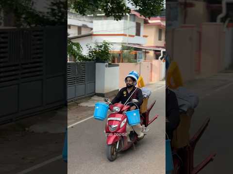 Scooter ഉള്ളപ്പോൾ വേറെ വണ്ടി എന്തിനാ 😂 thumbnail