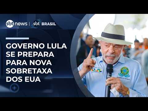 Lula reage a novo tarifaço dos EUA e chama Eduardo e Flávio Bolsonaro de “traidores” | #SBTBrasil thumbnail