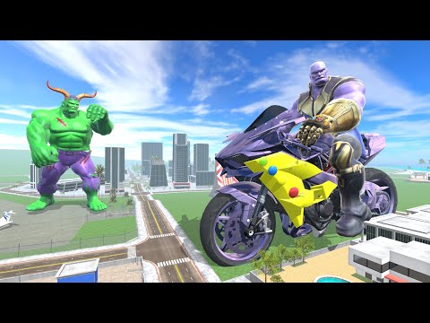 Franklin Found Giant Thanos Bike In Indian Bikes Driving 3D thumbnail