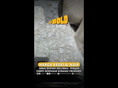 HARGA KEDELAI NAIK IMBAS RUPIAH MELEMAH, PERAJIN TEMPE DENPASAR KURANGI PRODUKSI  #short thumbnail