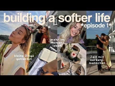building a softer life (ep. 1) 💐🧘🏼‍♀️✨ weniger druck, mehr leben + BIG NEWS (neue wohnung) thumbnail